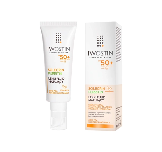 Iwostin Solecrin Purritin fluid matujący SPF50 40 ml