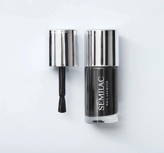 Semilac Nail Lacquer klasyczny lakier do paznokci 109 Classic Black 9 ml