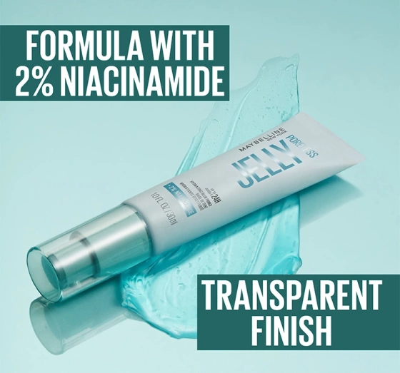 Maybelline Poreless Jelly nawilżająca baza pod makijaż z 2% niacynamidem 30 ml