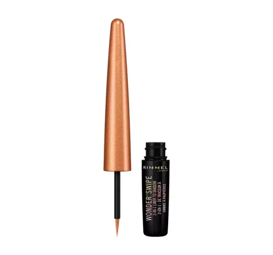 RIMMEL WONDER’SWIPE 2W1 METALICZNY EYELINER I CIEŃ DO POWIEK 004 SO SAVAGE 1,7ML