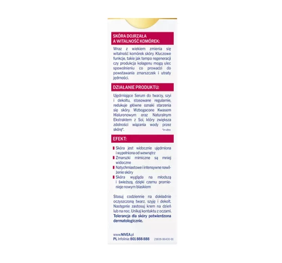 NIVEA Vital Soja ujędrniające serum do twarzy 40 ml
