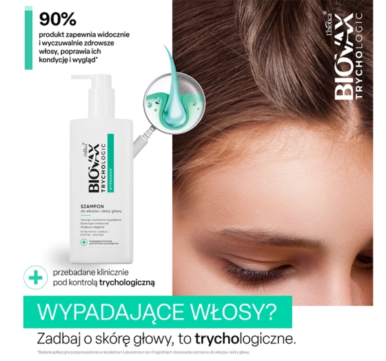 Biovax Trychologic Wypadanie szampon do włosów 200 ml