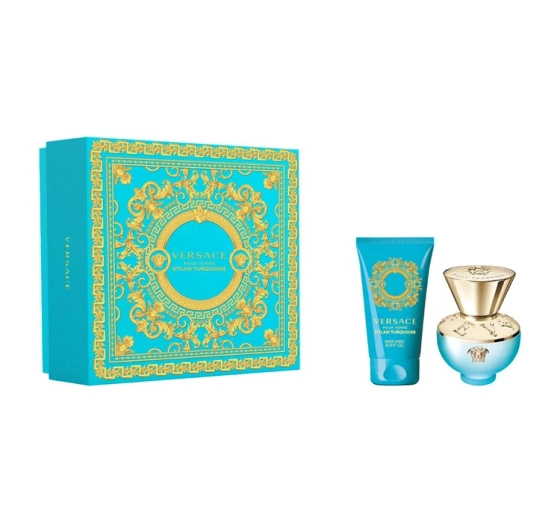 Versace Dylan Turquoise Pour Femme woda toaletowa spray 30 ml żel do ciała 50 ml