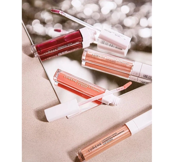 LUMENE ROZŚWIETLAJĄCO-NAWILŻAJĄCY BŁYSZCZYK DO UST 8 SUNSET GLOW 5ML