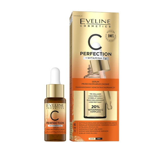Eveline Cosmetics C-Perfection serum przeciwzmarszczkowe z 20% witaminą C 18 ml