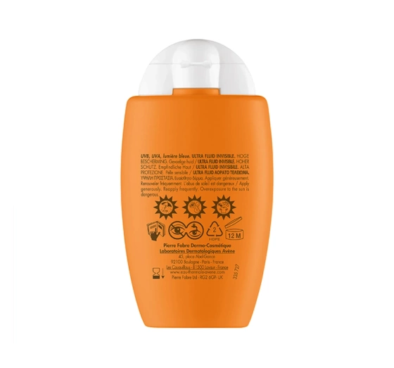 Avène Ultra Fluid Invisible krem do twarzy SPF50 skóra wrażliwa 50 ml