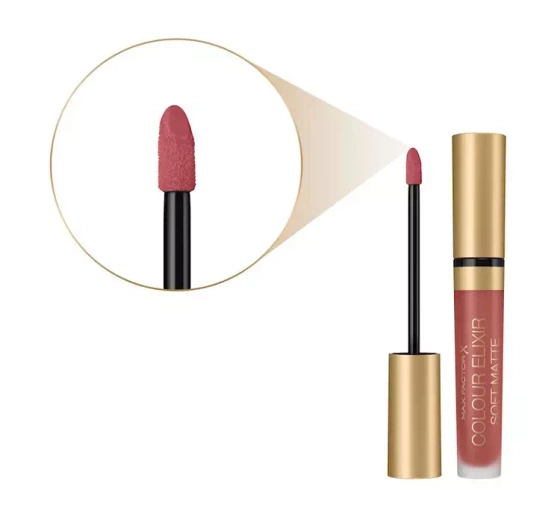 Max Factor Colour Elixir Soft Matte szminka do ust w płynie 010 Muted Russet 4 ml