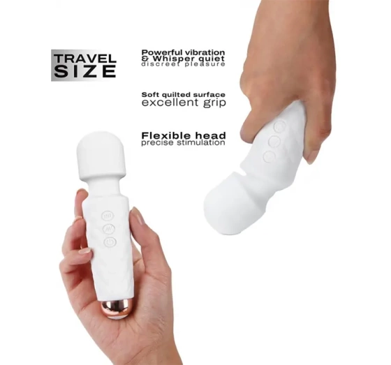 Dorcel Mini Wanderful masażer do ciała i miejsc intymnych różdżka White