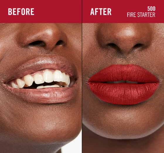 RIMMEL LASTING MEGA MATTE MATOWA POMADKA 500 FIRE STARTER 7,4ML