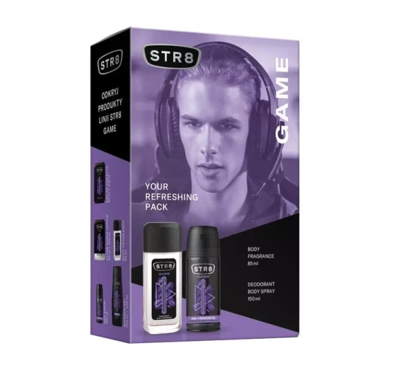 STR8 Game zapachowy spray z atomizerem 85 ml dezodorant spray 150 ml