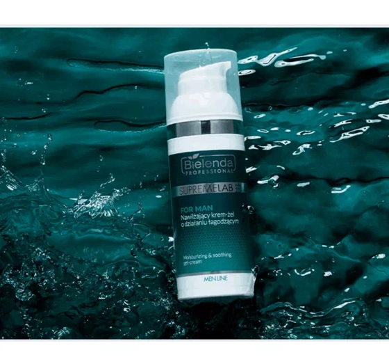 Bielenda Professional Supremelab Men Line nawilżający krem-żel łagodzący 50 ml
