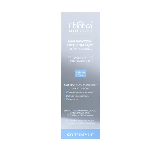 L'Biotica Estetic Clinic Oxy Treatment naprawczo-dotleniające serum na noc 30 ml