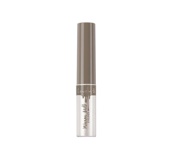 Lovely biały eyeliner do powiek z metalicznym wykończeniem Warm Milk