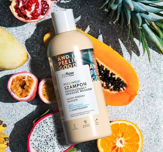 So!Flow peelingujący szampon przedłużający świeżość włosów 400ml