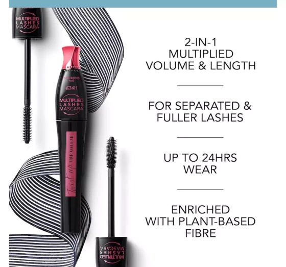 Bourjois Twist Up The Volume 24h tusz do rzęs 23 Black 8 ml