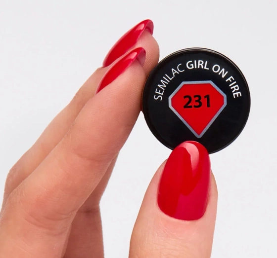 Semilac lakier hybrydowy 231 Girl on Fire 7 ml