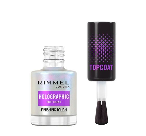Rimmel Holographic top coat lakier do paznokci 12ml