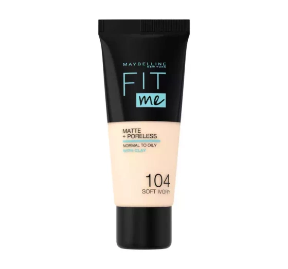 Maybelline Fit Me matujący podkład do twarzy 104 Soft Ivory 30 ml