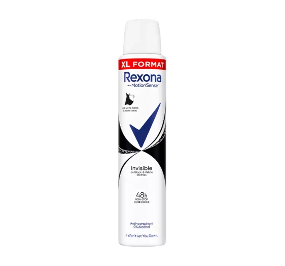 Rexona Invisible antyperspirant w sprayu dla kobiet 200 ml