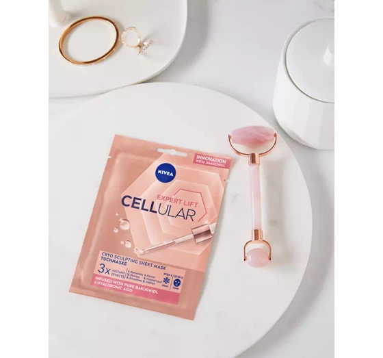 NIVEA Cellular Expert Lift chłodząco-modelująca maska w płachcie 1 sztuka