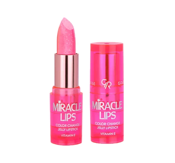 Golden Rose Miracle Lips żelowa pomadka do ust zmieniająca kolor 101 Berry Pink 3,7 g