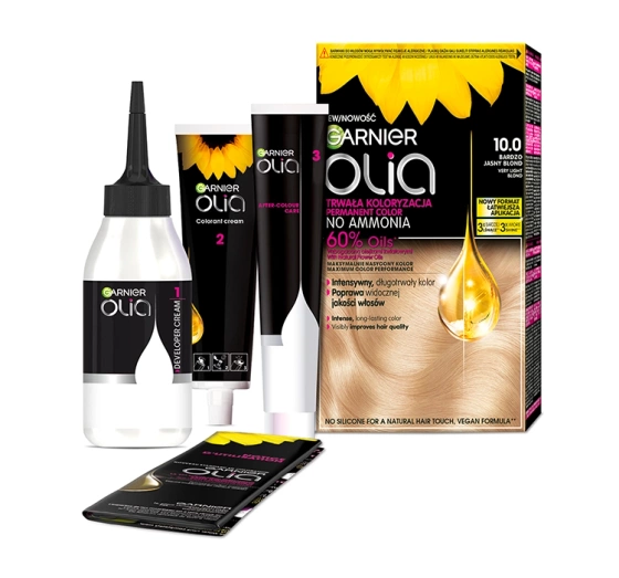Garnier Olia trwała farba do włosów bez amoniaku 10.0 Bardzo Jasny Blond