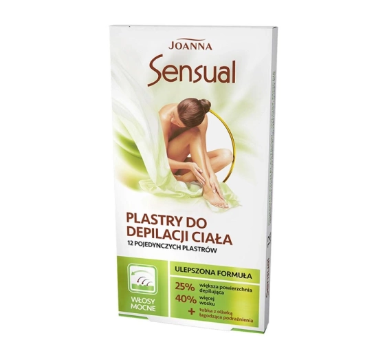 Joanna Sensual plastry do depilacji ciała 12szt