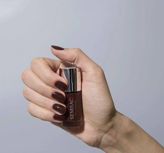 Semilac Nail Lacquer klasyczny lakier do paznokci 111 Espresso 9 ml