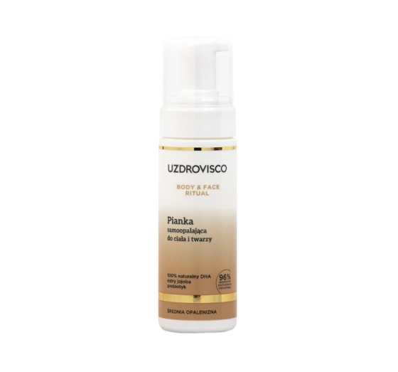 Uzdrovisco Body & Face Ritual pianka samoopalająca do ciała i twarzy 150ml