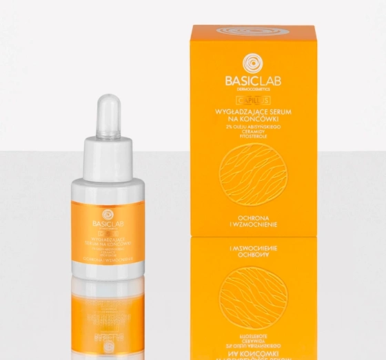 BasicLab Capillus wygładzające serum na końcówki włosów 15 ml