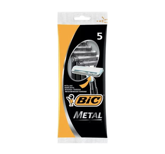 BIC Metal jednorazowe maszynki do golenia dla mężczyzn 5 sztuk
