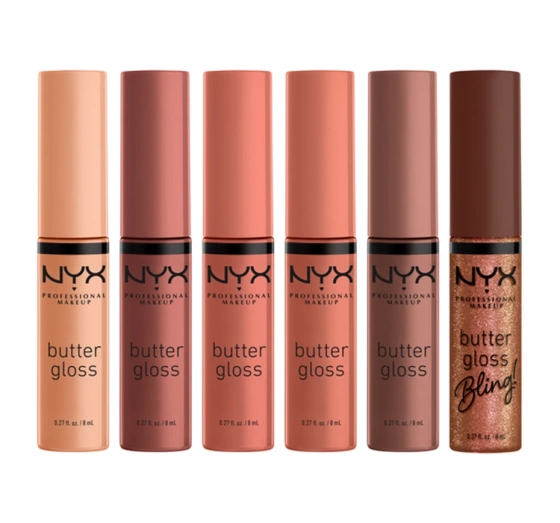 NYX Professional Makeup × Home Alone zestaw błyszczyków do ust Nude 6 × 8 ml
