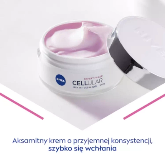 NIVEA Cellular Expert Filler krem do twarzy anti-age na dzień SPF15 50 ml