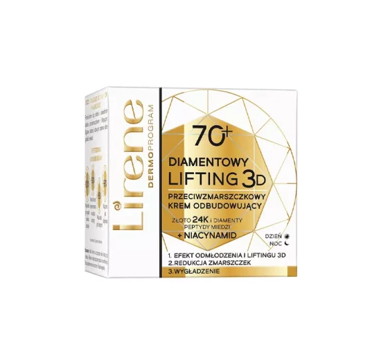 Lirene Dermoprogram Diamentowy Lifting 3D krem odbudowujący 70 50 ml