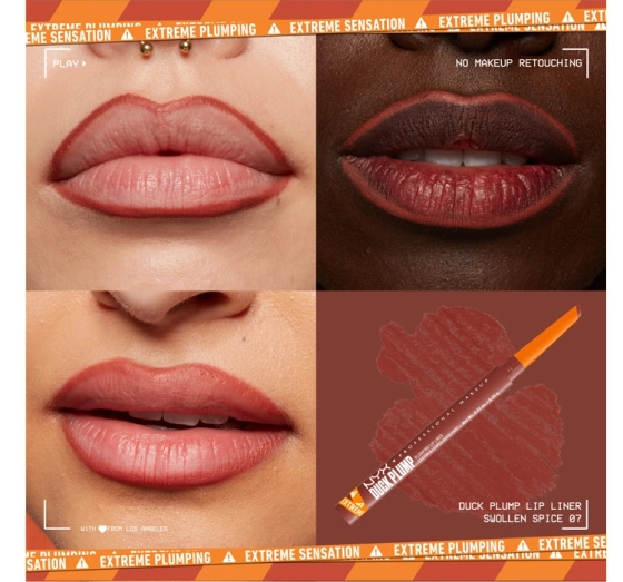 NYX Professional Makeup Duck Plump konturówka do ust 07 Swollen Spice 0,3 g