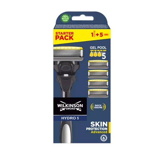 Wilkinson Sword Hydro 5 Skin Protection Advanced maszynka do golenia dla mężczyzn rączka 5 wkładów