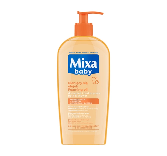 Mixa Baby płyn do kąpieli i mycia z olejkiem 400 ml