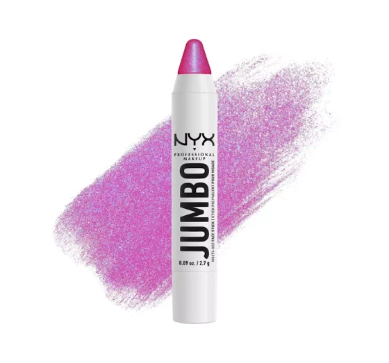 NYX Professional Makeup Jumbo Multi-Use Highlighter Stick rozświetlacz w sztyfcie 04 Blueberry Muffin 2,7 g