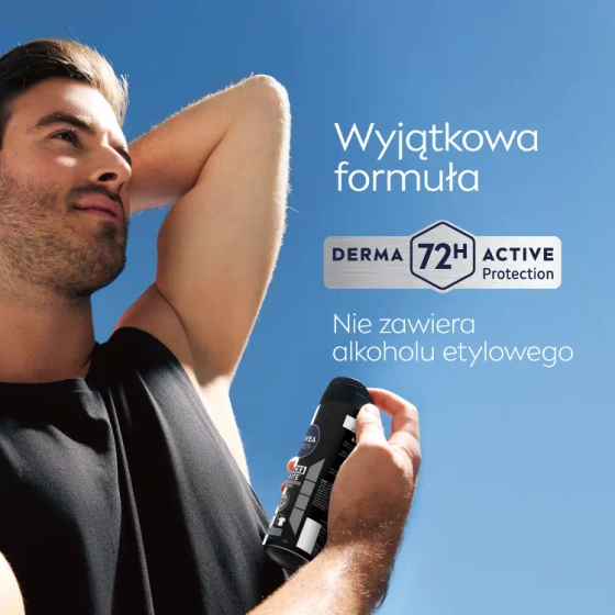 NIVEA MEN Black&White Invisible Orginal antyperspirant w sprayu dla mężczyzn 100 ml