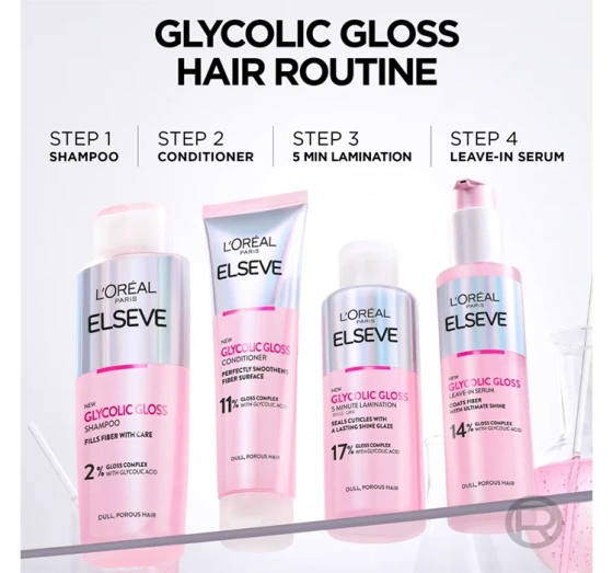 L'Oréal Paris Elseve Glycolic Gloss szampon do włosów matowych i szorstkich 200 ml