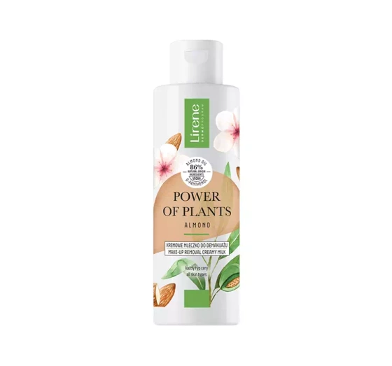 Lirene Power of Plants Almond kremowe mleczko do demakijażu 200 ml