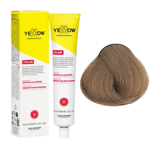 Yellow Professional Color trwała farba do włosów 8 Cool Light Natural Blonde 100ml
