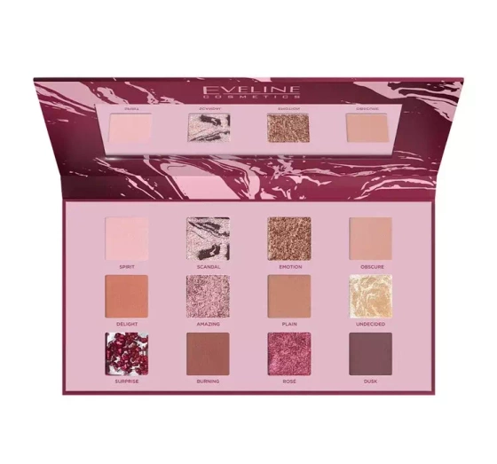 Eveline Cosmetics Shocking Nudes paleta cieni do powiek 9,6 g
