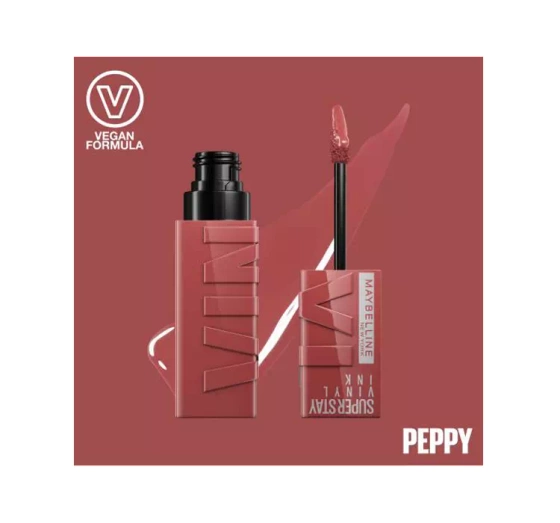 Maybelline Superstay Vinyl Ink winylowa pomadka do ust 115 Peppy 4,2 ml