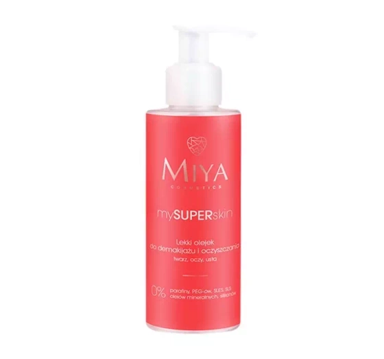 Miya Cosmetics My Super Skin lekki olejek do demakijażu i oczyszczania twarzy oczu i ust 140ml