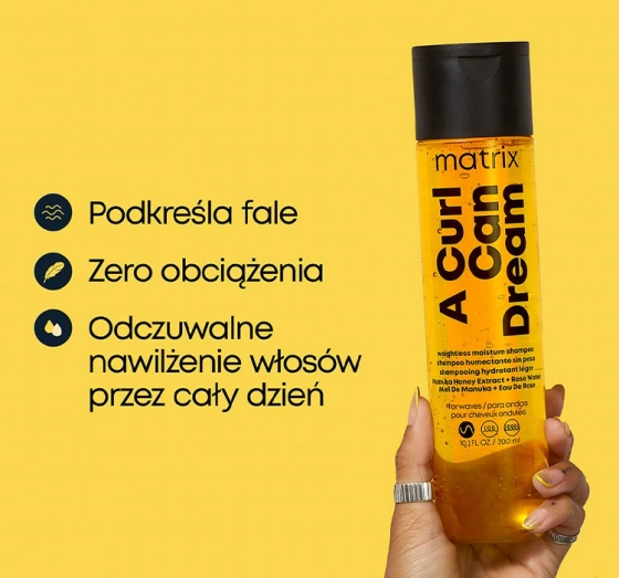 Matrix A Curl Can Dream nawilżający szampon do włosów falowanych 300ml