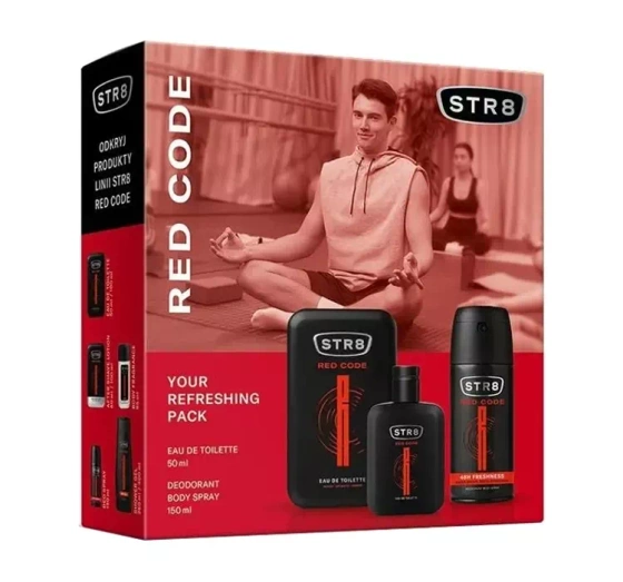 STR8 Red Code woda toaletowa 50 ml dezodorant spray 150 ml