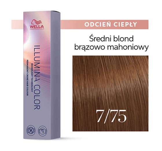 Wella Professionals Illumina Color krem koloryzujący 7/75 60ml