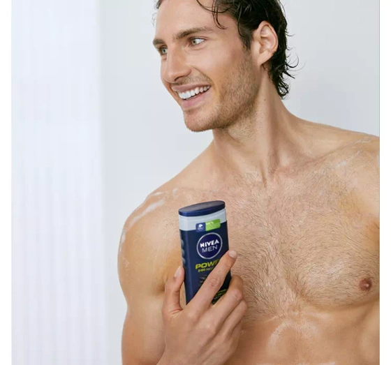 NIVEA MEN Power Fresh żel pod prysznic 3w1 dla mężczyzn 500 ml