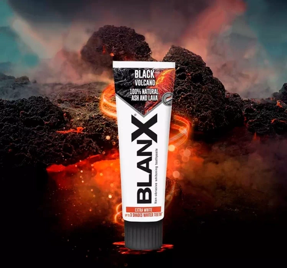 Blanx Black Volcano wybielająca pasta do zębów 75 ml